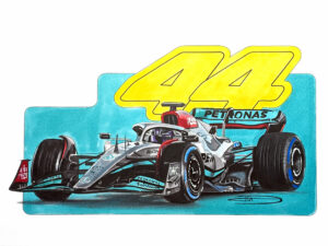 MERCEDES F1 W13 2022 Lewis Hamilton