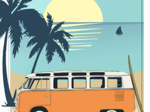 VOLKSWAGEN Combi T1 orange