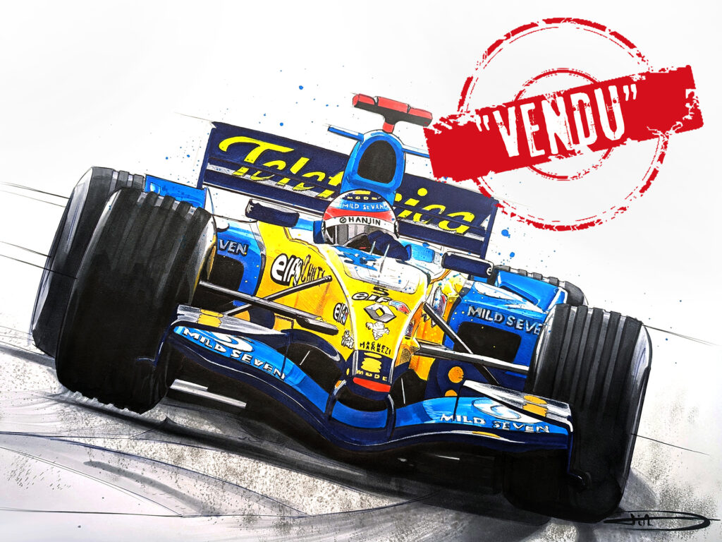 Renault R25 F1 _ Œuvre originale
